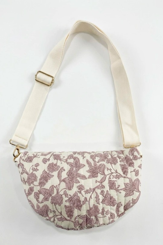 Sacs bananes Maroquinerie Rose CALEYNA 910-01 Efashion Paris