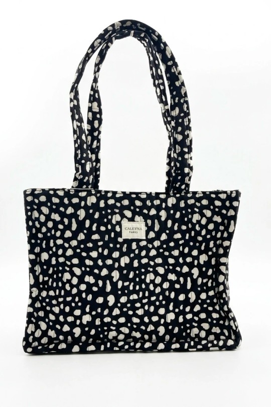 Cabas Maroquinerie Marron clair CALEYNA 910-06 Efashion Paris