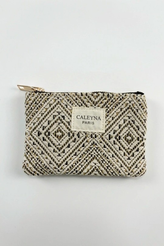 Petite maroquinerie Maroquinerie Noir CALEYNA 910-07A Efashion Paris