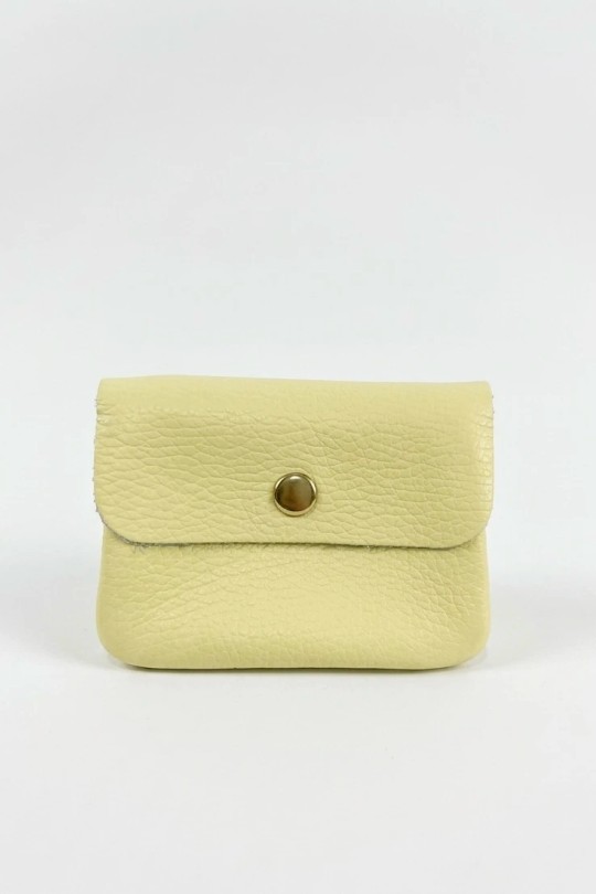 Petite maroquinerie Maroquinerie Jaune CALEYNA PP-0016S Efashion Paris