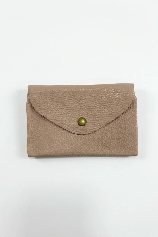 Petite maroquinerie Maroquinerie Camel CALEYNA PP-0017L Efashion Paris