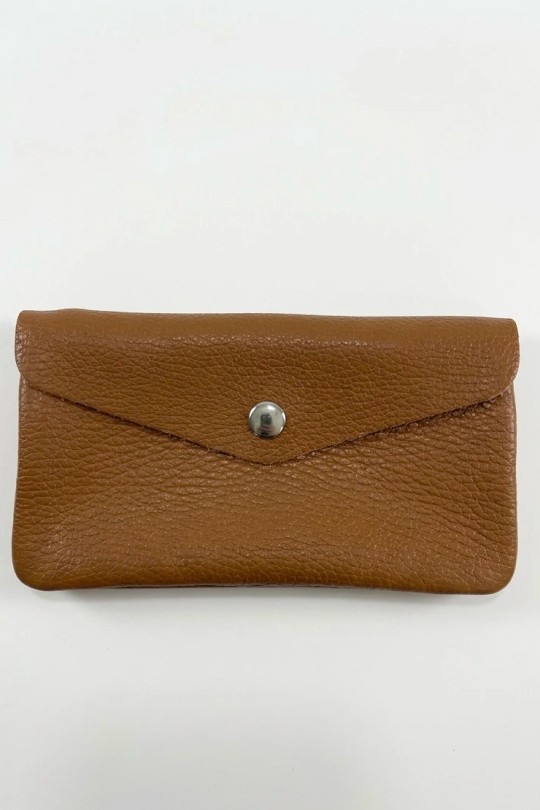 Petite maroquinerie Maroquinerie Camel CALEYNA PP-0017L Efashion Paris