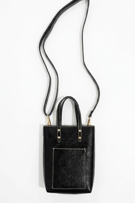 Pochettes Maroquinerie Noir brillant CALEYNA BS5107 Efashion Paris