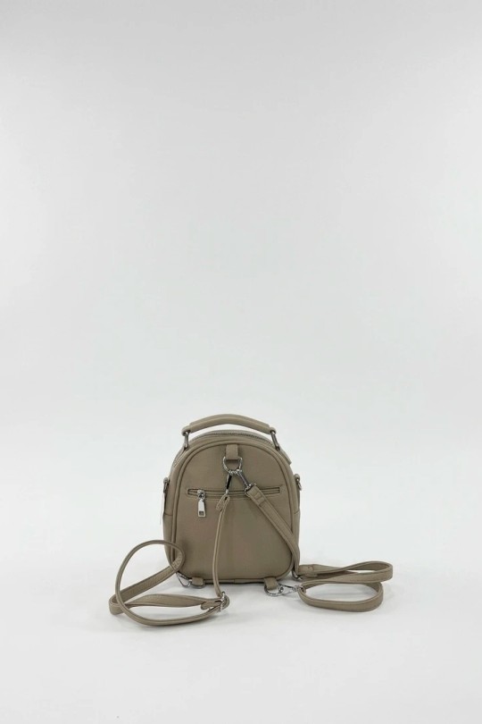 Sac à dos Maroquinerie Beige CALEYNA 612 Efashion Paris