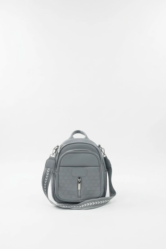 Sac à dos Maroquinerie Noir CALEYNA 961 Efashion Paris