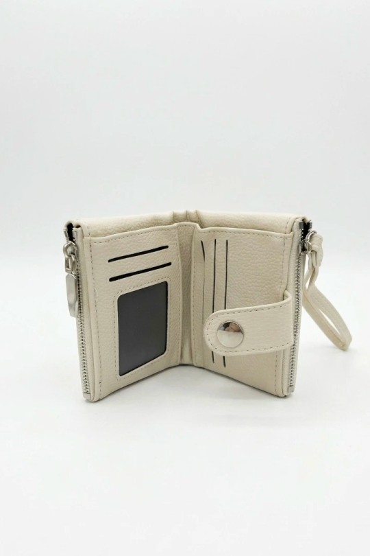 Petite maroquinerie Maroquinerie Blanc CALEYNA C10108 Efashion Paris