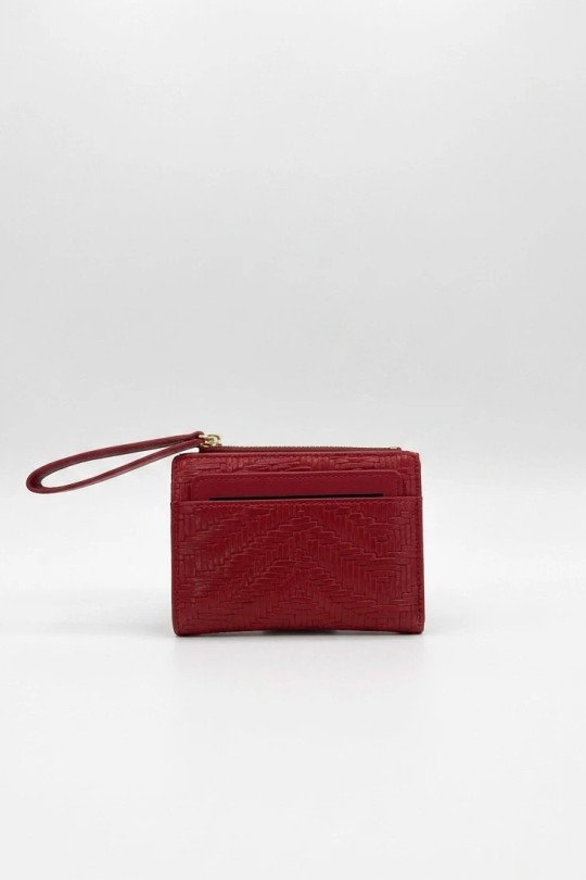 Petite maroquinerie Maroquinerie Rouge CALEYNA 4205 Efashion Paris