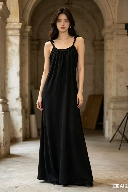 Robes longues Femme Vert d eau QL 5025 Efashion Paris