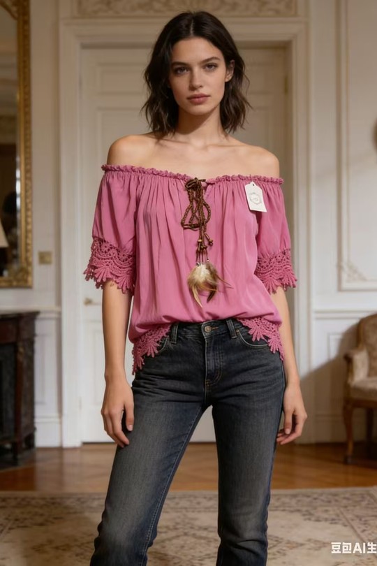 Tops Femme Blanc QL 22113 Efashion Paris