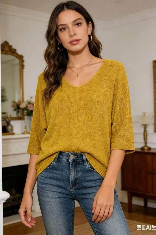 Pulls Femme Rouge QL 8100 Efashion Paris