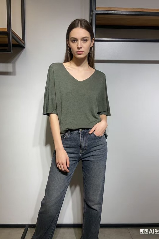 Pulls Femme Kaki QL 2400 Efashion Paris