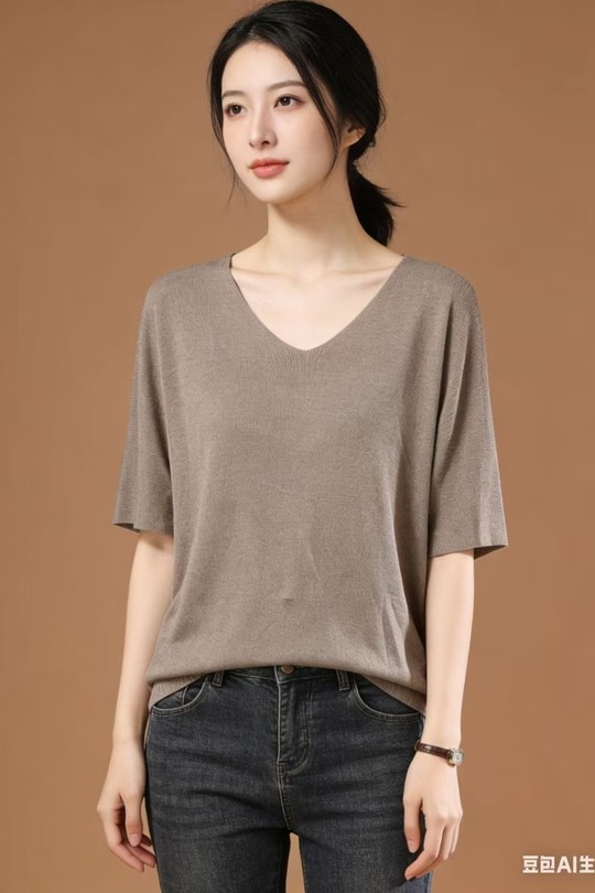 Pulls Femme Kaki QL 2400 Efashion Paris