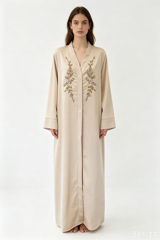 Robes longues Femme Beige QL H3 Efashion Paris