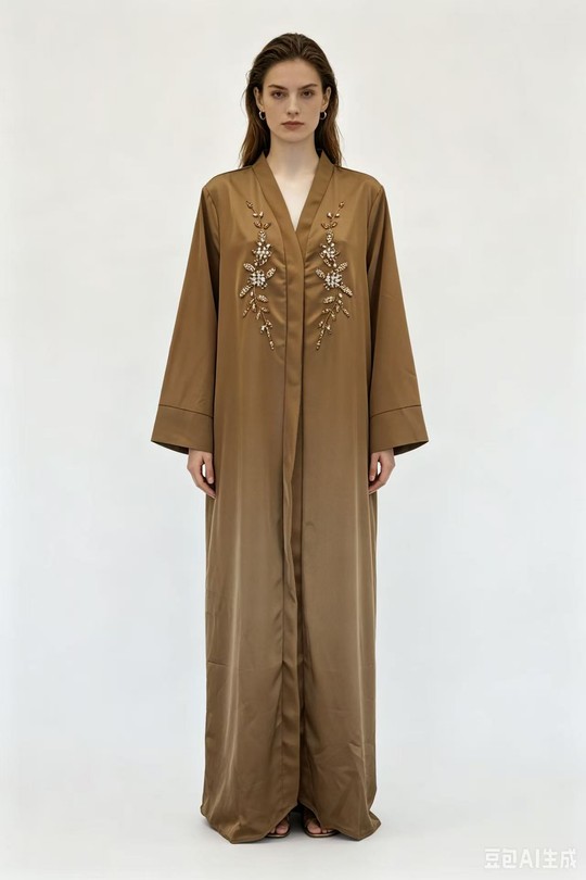 Robes longues Femme Beige QL H3 Efashion Paris