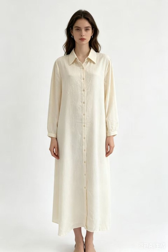 Robes longues Femme Beige QL H4 Efashion Paris
