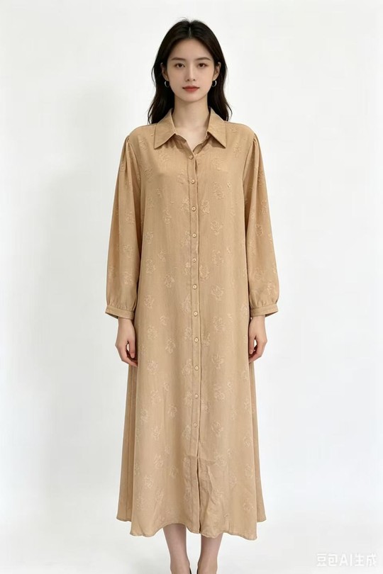 Robes longues Femme Beige QL H4 Efashion Paris