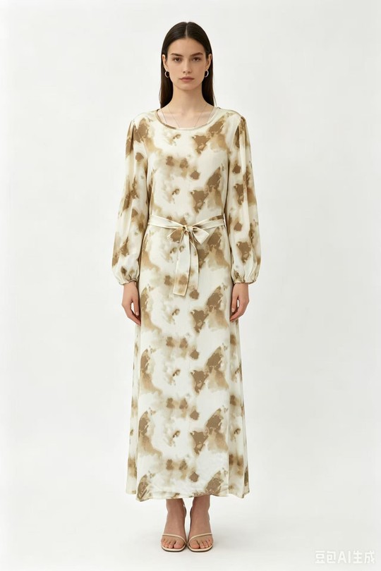 Robes longues Femme Taupe QL H5 Efashion Paris