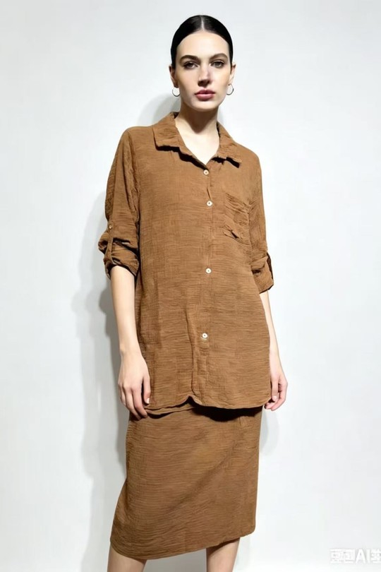 Ensembles Femme Beige QL 3389 Efashion Paris