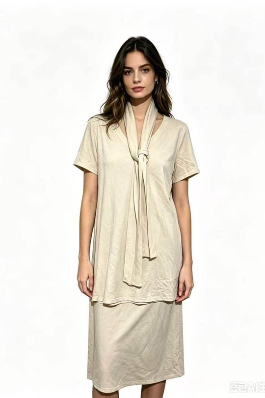 Ensembles Femme Beige QL 13719 Efashion Paris