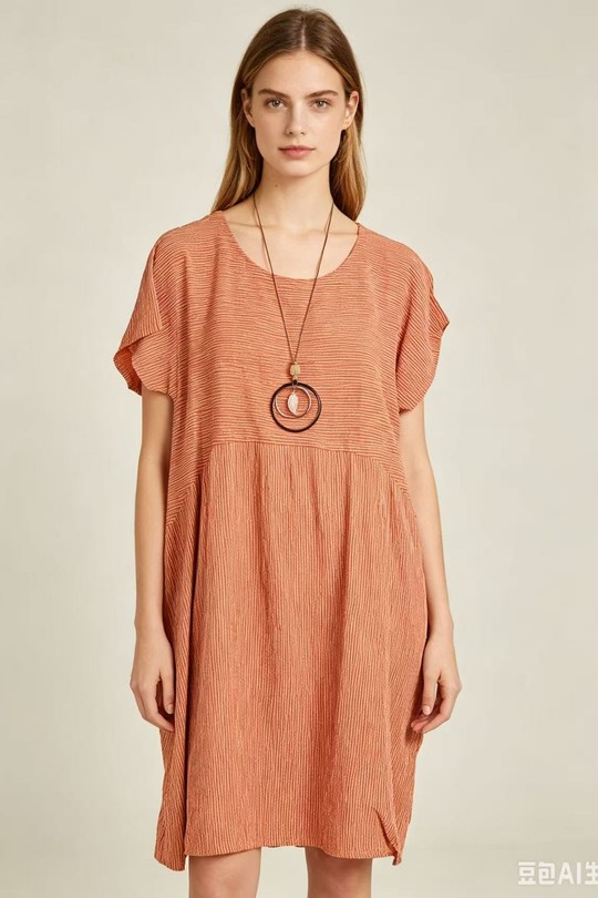 Robes mi-longues Femme Camel QL 9820 Efashion Paris