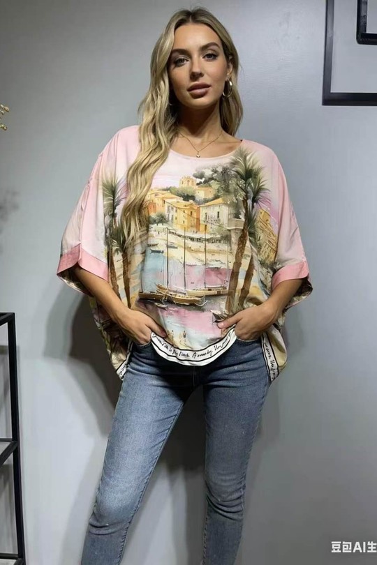 Tops Femme Beige QL 26325 Efashion Paris