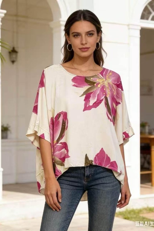 Tops Femme Kaki QL 26325-1 Efashion Paris