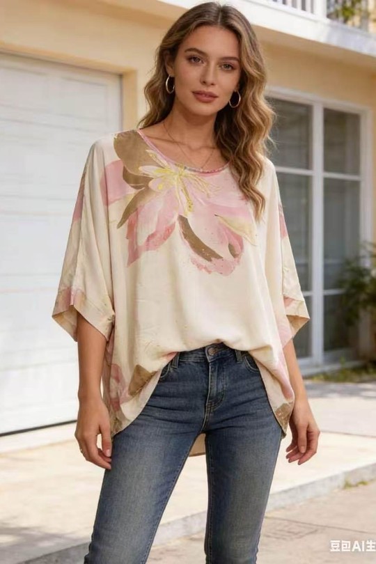 Tops Femme Kaki QL 26325-1 Efashion Paris