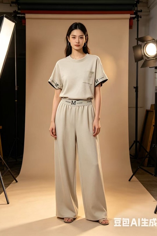 Ensembles Femme Beige QL 13616 Efashion Paris
