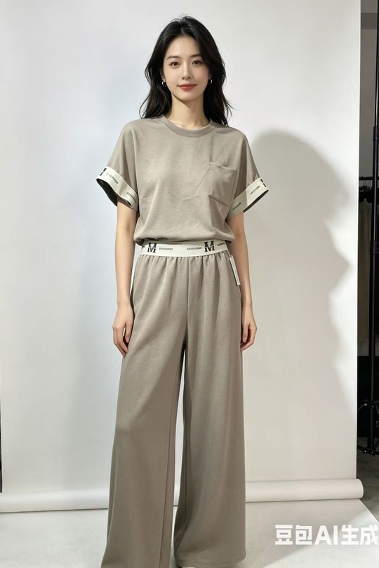 Ensembles Femme Beige QL 13616 Efashion Paris