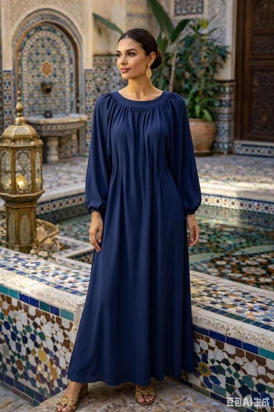 Robes longues Femme Kaki QL R31286 Efashion Paris