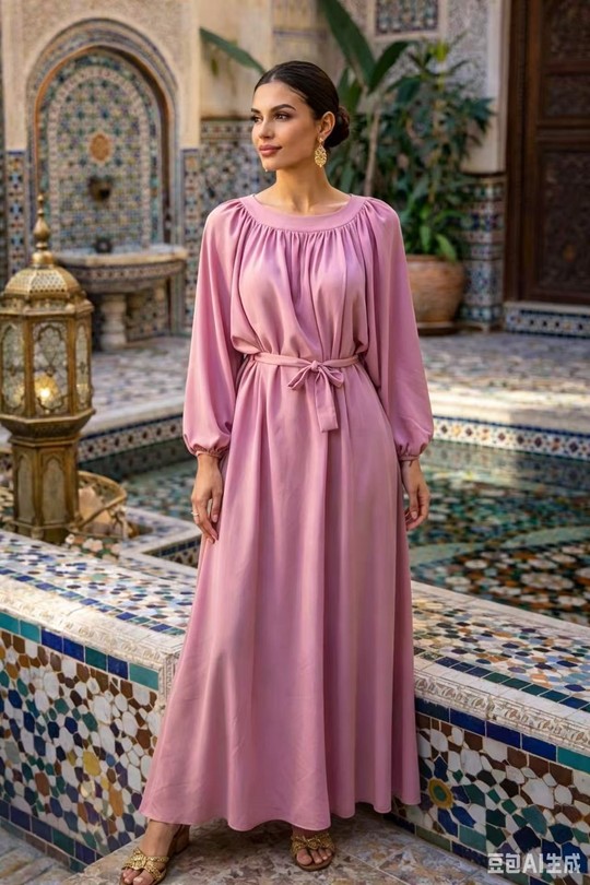 Robes longues Femme Kaki QL R31286 Efashion Paris