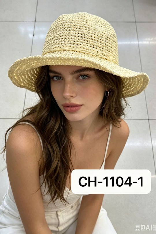 Chapeaux Accessoires Beige QL 1104-1 Efashion Paris