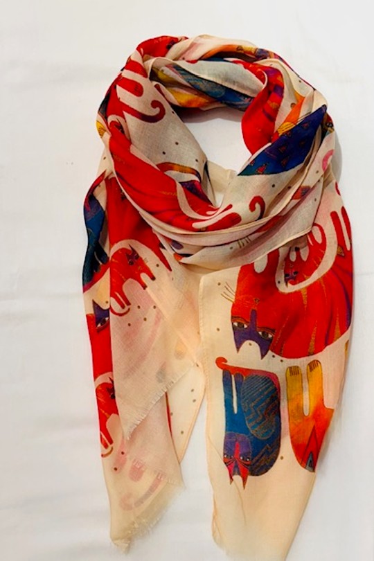 Foulards Accessories Beige Jacky Diffusion 03 Efashion Paris