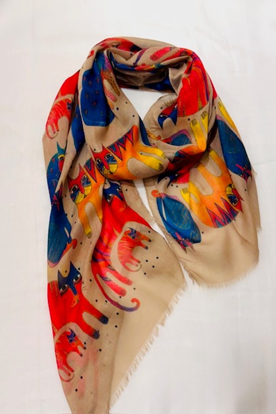 Foulards Accessories Beige Jacky Diffusion 03 Efashion Paris