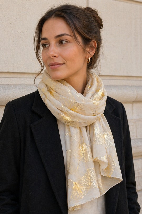 Foulards Accessories White Jacky Diffusion 04 Efashion Paris