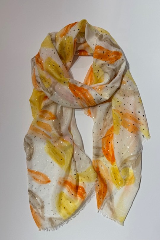 Foulards Accessoires Orange Jacky Diffusion 07 Efashion Paris