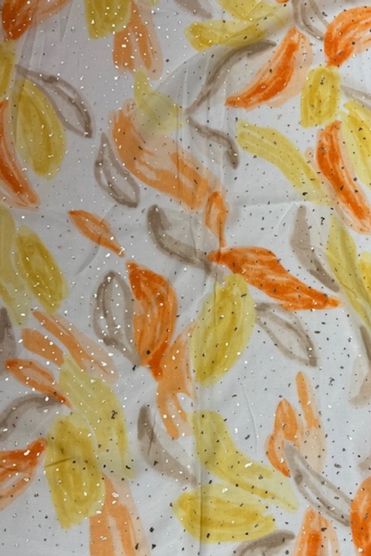 Foulards Accessoires Orange Jacky Diffusion 07 Efashion Paris