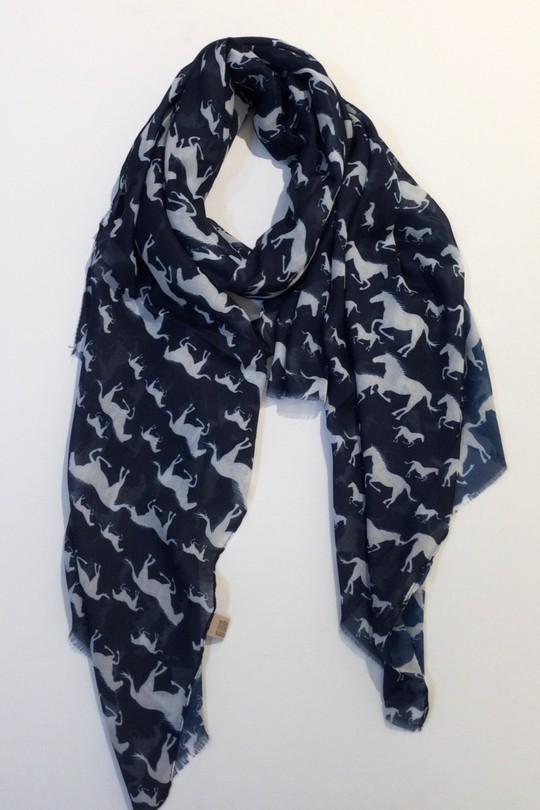 Foulards Accessoires Bleu marine/Blanc Jacky Diffusion 31 Efashion Paris