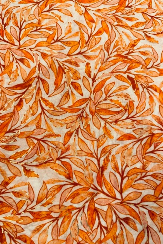 Foulards Accessoires Orange Jacky Diffusion 40 Efashion Paris