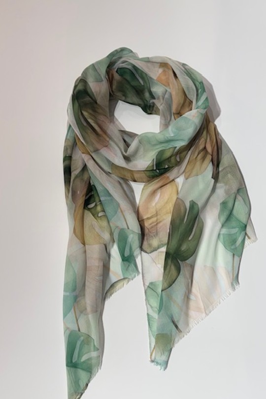 Foulards Accessoires Vert Jacky Diffusion 41 Efashion Paris