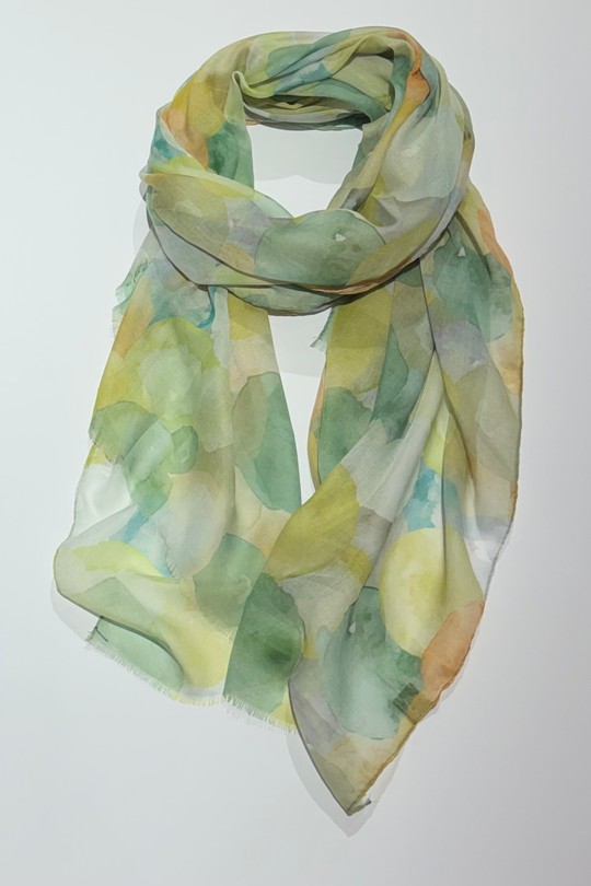 Foulards Accessoires Vert Jacky Diffusion 43 Efashion Paris