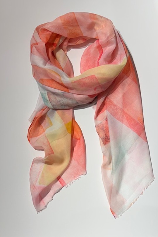 Foulards Accessoires Rose Jacky Diffusion 48 Efashion Paris