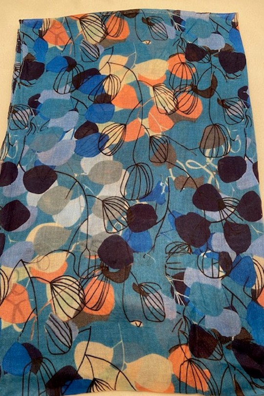 Foulards Accessoires Bleu Jacky Diffusion VI49-2 Efashion Paris
