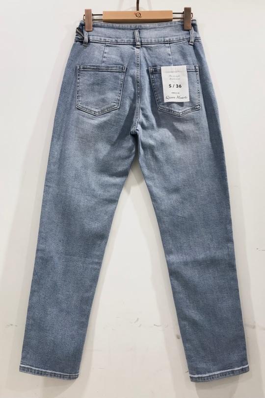 Jeans Women Blue QUEEN HEARTS 916 Efashion Paris