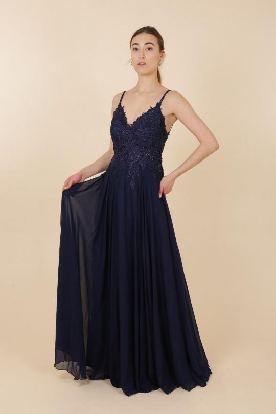 Evening dresses Women Navy blue DIVA FASHION 8715 Efashion Paris