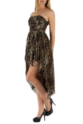 Robes mi-longues Femme Leopard DIVA FASHION F0064 Efashion Paris