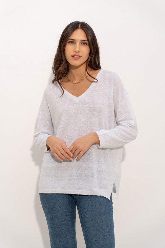 Pulls Femme Beige J & W YH20011 Efashion Paris