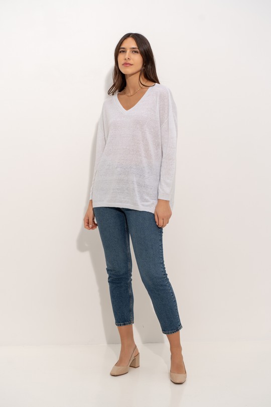 Pulls Femme Beige J & W YH20011 Efashion Paris