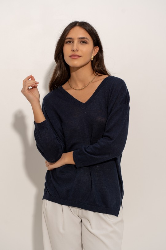 Pulls Femme Beige J & W YH20011 Efashion Paris