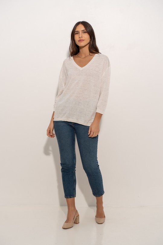 Pulls Femme Beige J & W YH20011 Efashion Paris